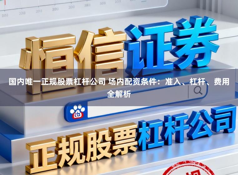 国内唯一正规股票杠杆公司 场内配资条件：准入、杠杆、费用全解析